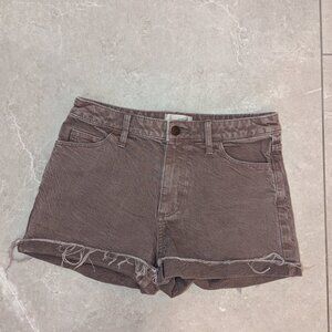 Universal Thread Burgundy Denim Shorts